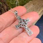 Four Corner Knot Celtic Cross Necklace