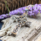 Four Corner Knot Celtic Cross Necklace