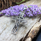 Four Corner Knot Celtic Cross Necklace