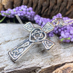 Noble Heart Celtic Cross Necklace
