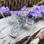 Noble Heart Celtic Cross Necklace