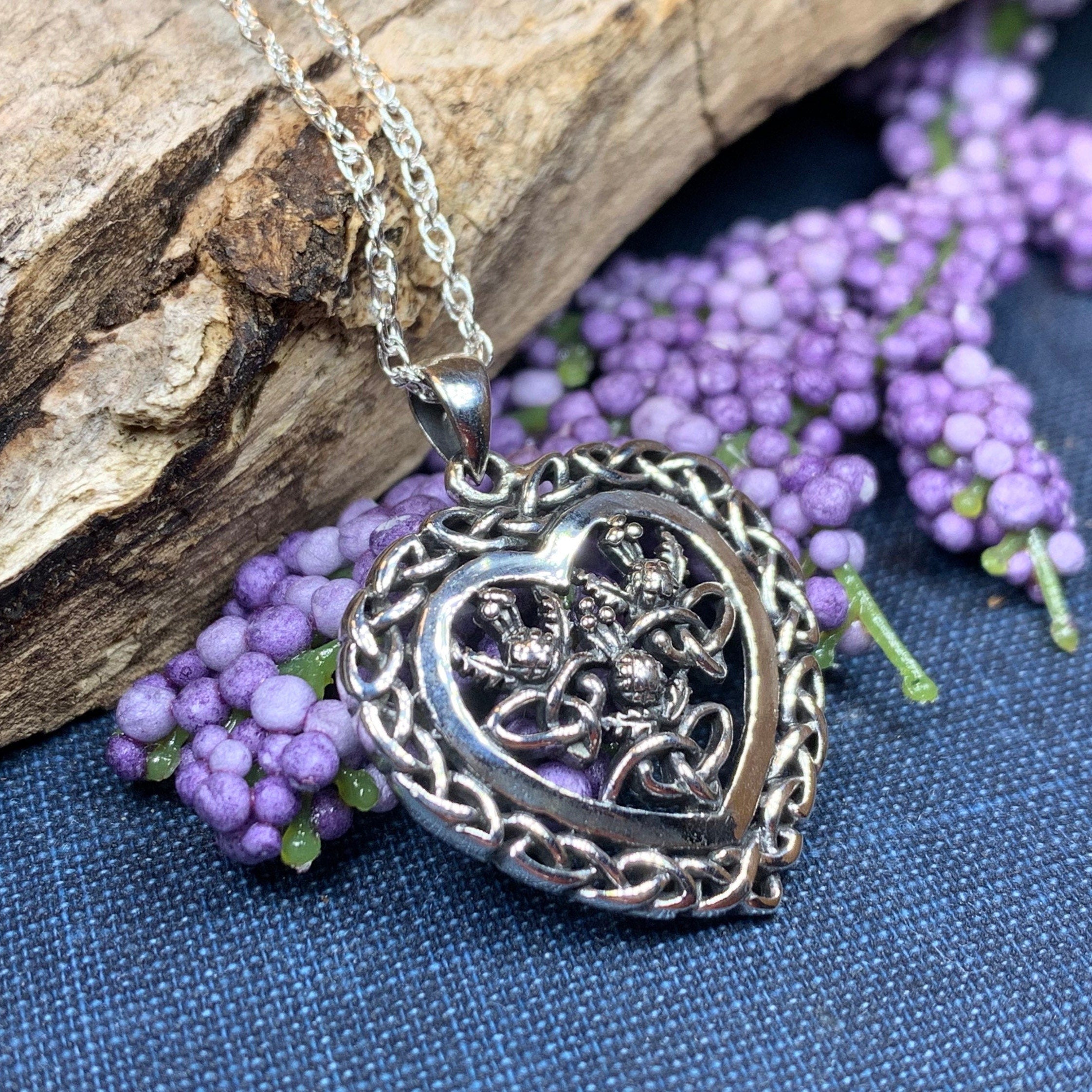 Romantic Thistle Necklace