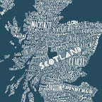 Scotland Map Apron