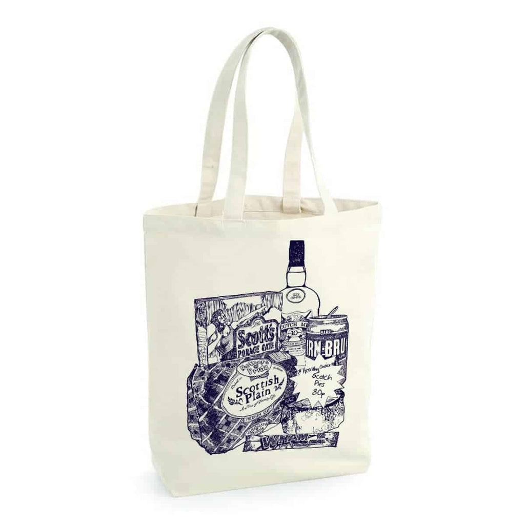 Scottish Famous Foods Tote Bag