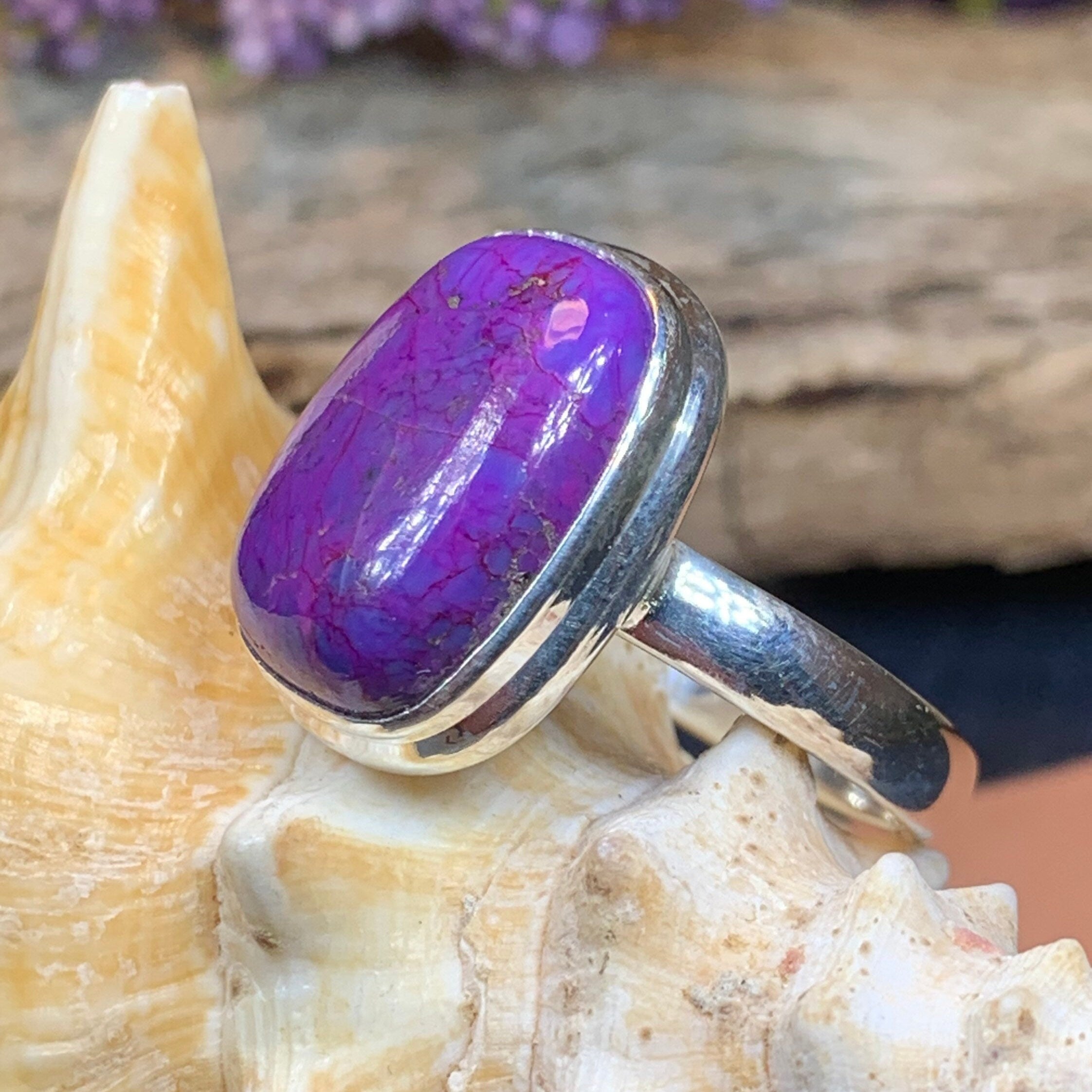 Celtic Purple Mystic Ring
