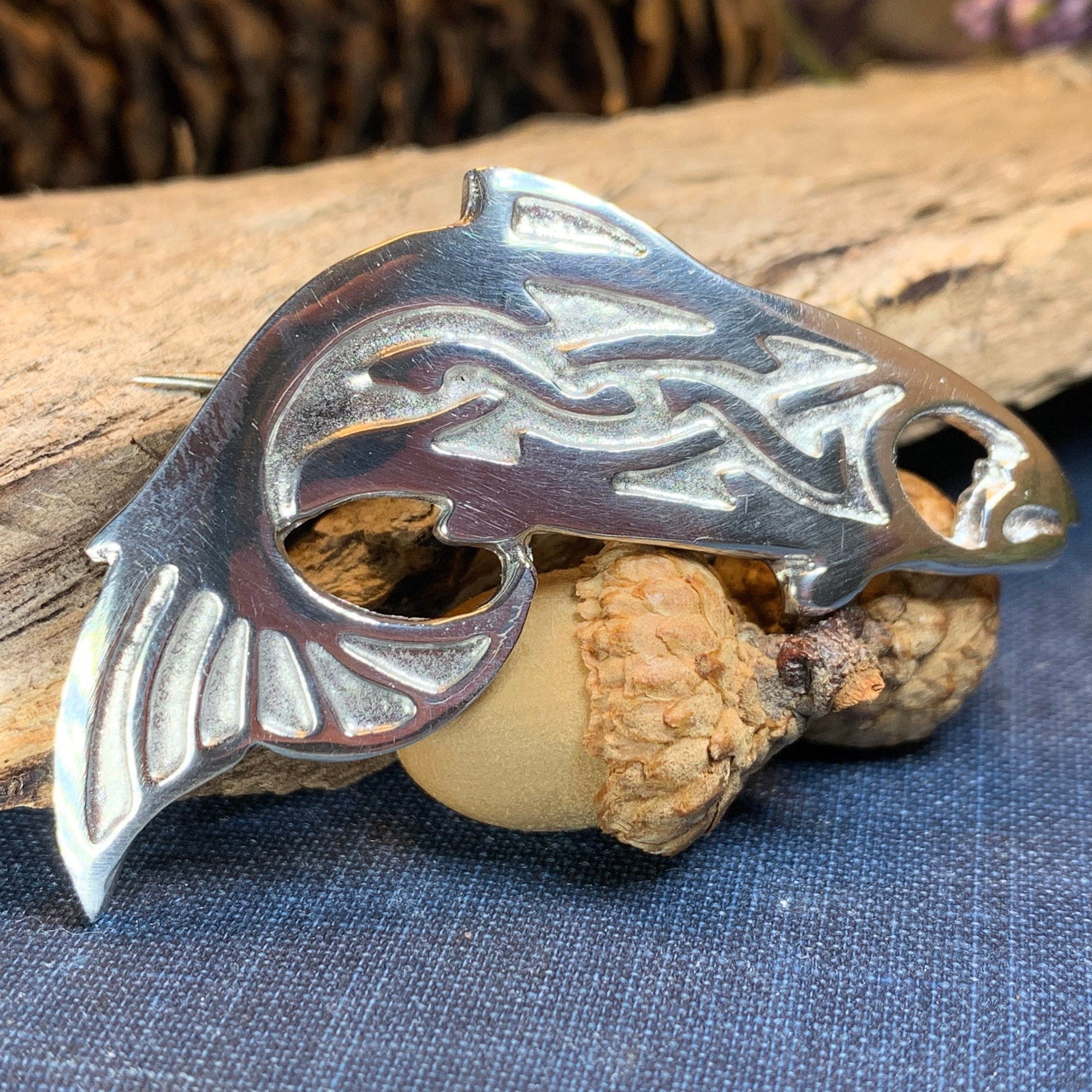 Salmon of Knowledge Brooch