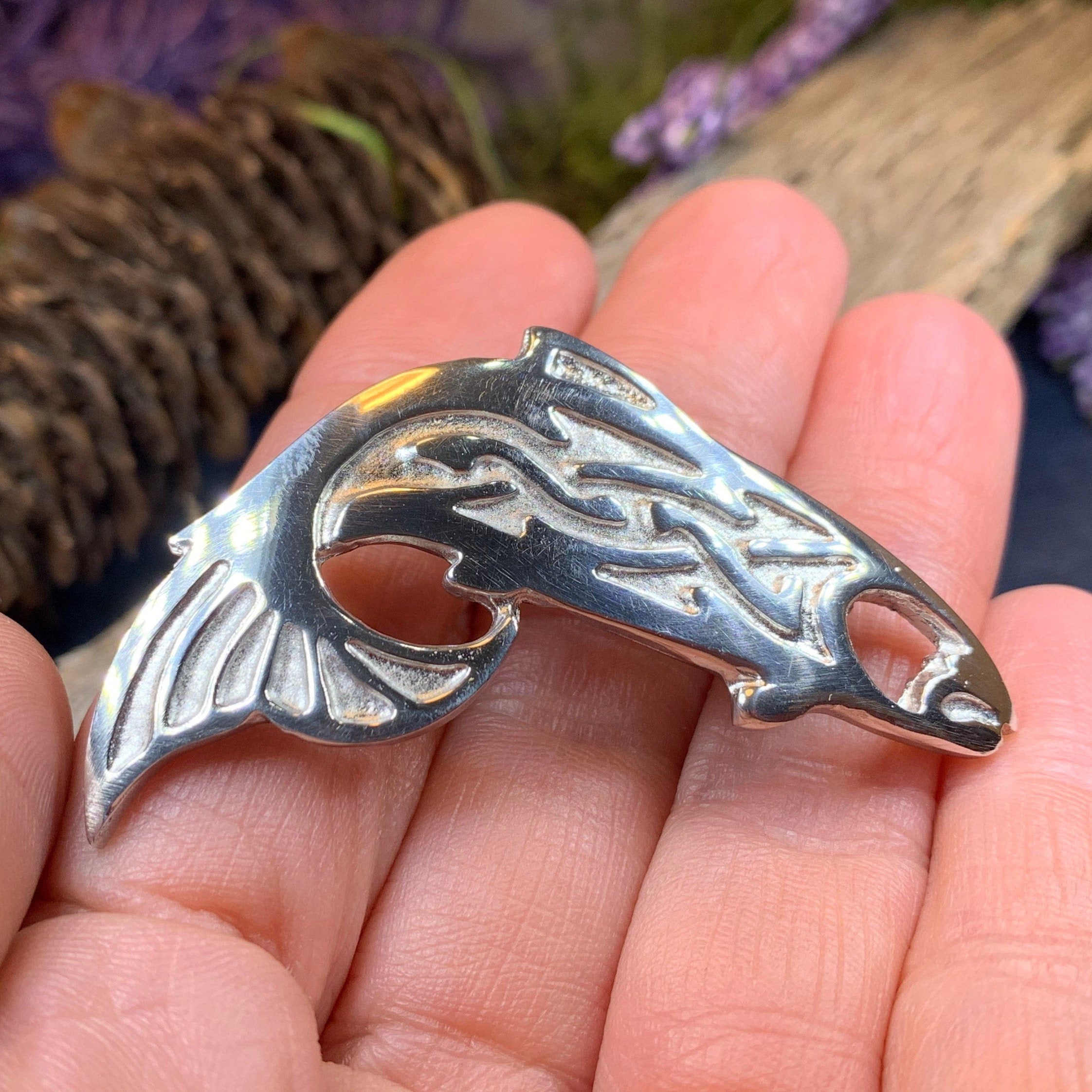 Salmon of Knowledge Brooch
