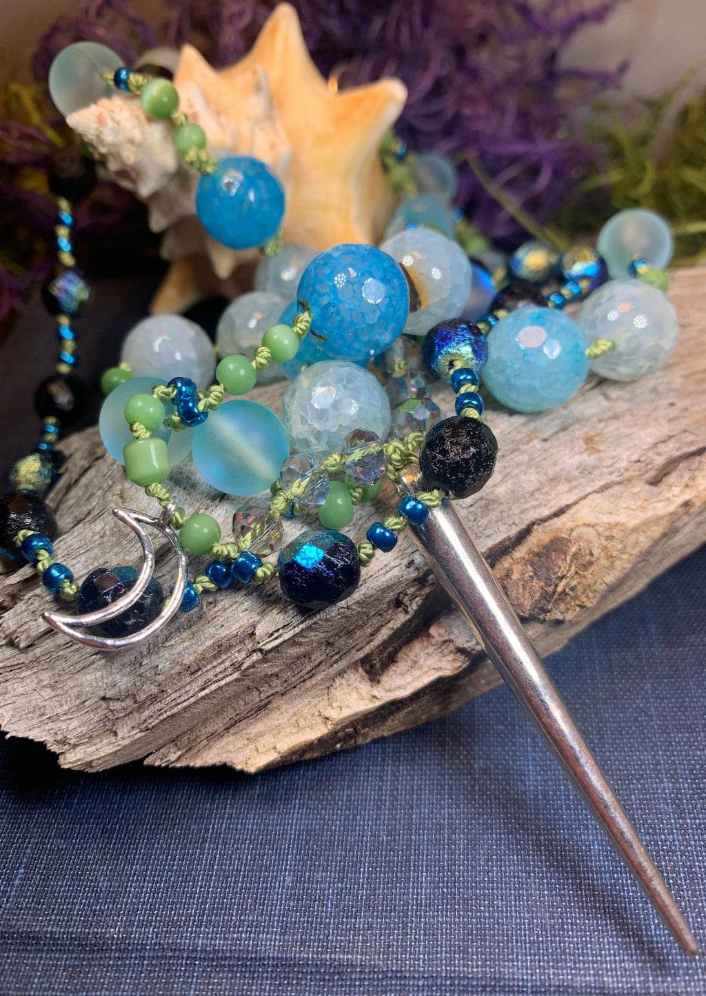 Seaside Moonglow Long Necklace