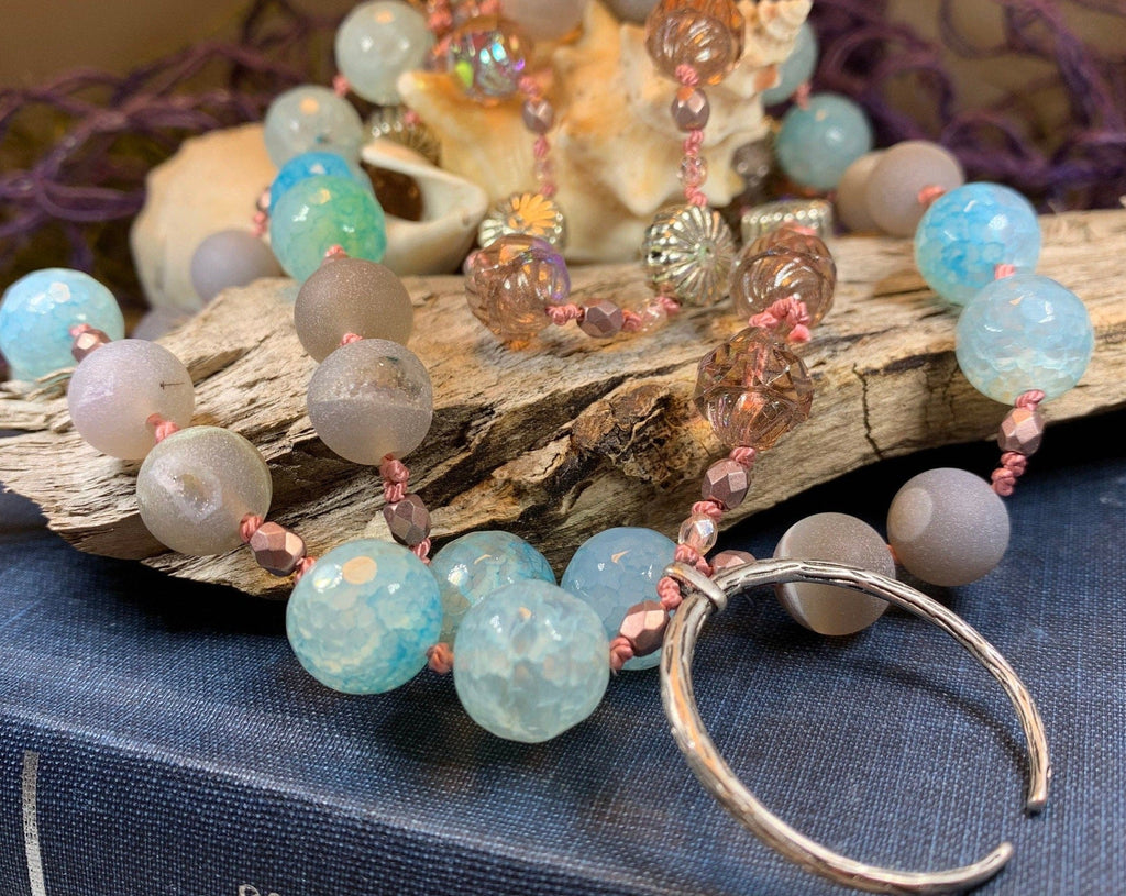 Starfire Moonflower Long Necklace