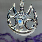 Keilia Triple Moon Goddess Necklace