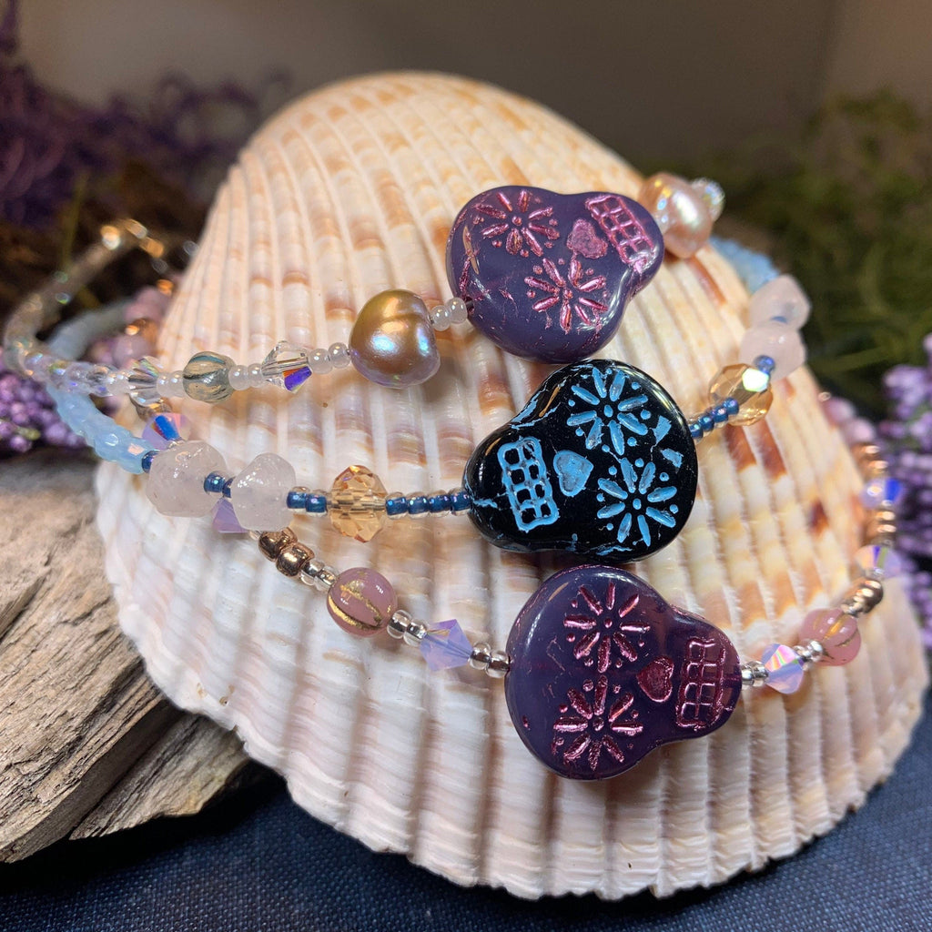 Boho Skull Ankle Bracelet