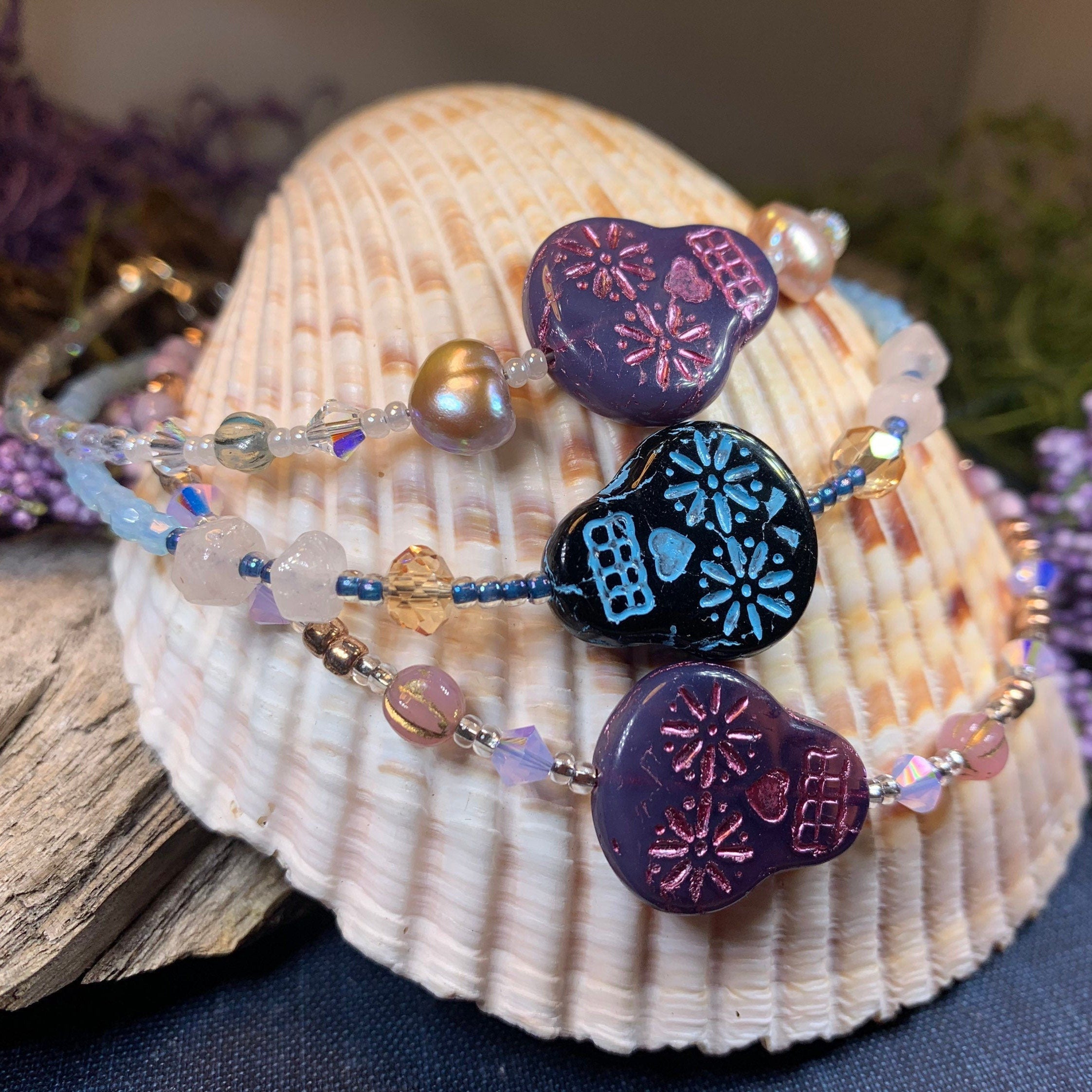 Boho Skull Ankle Bracelet