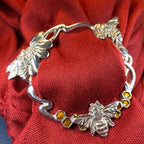 Bee & Honeycomb Scarf Ring