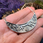 Epona Celtic Horse Moonstone Necklace