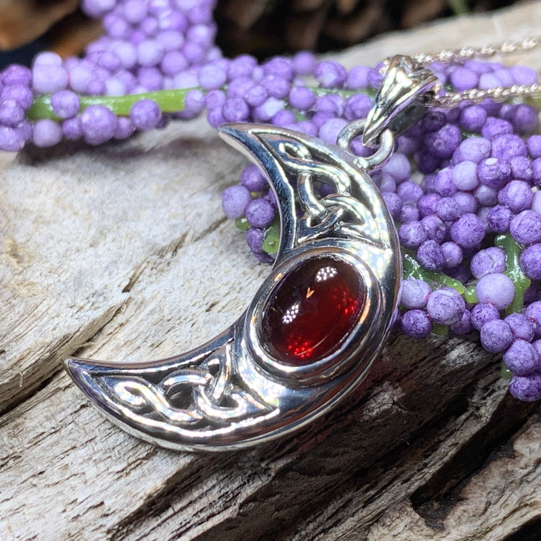 Arlynn Celtic Moon Necklace