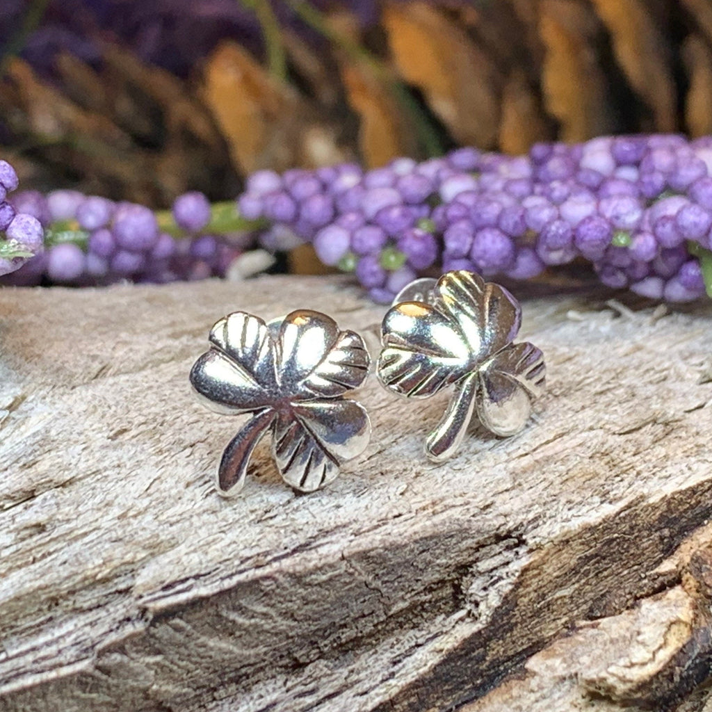 Shamrock Post Earrings