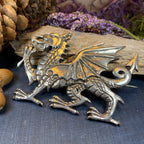 Gwynedd Welsh Dragon Brooch