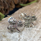 Marcasite Shamrock Earrings