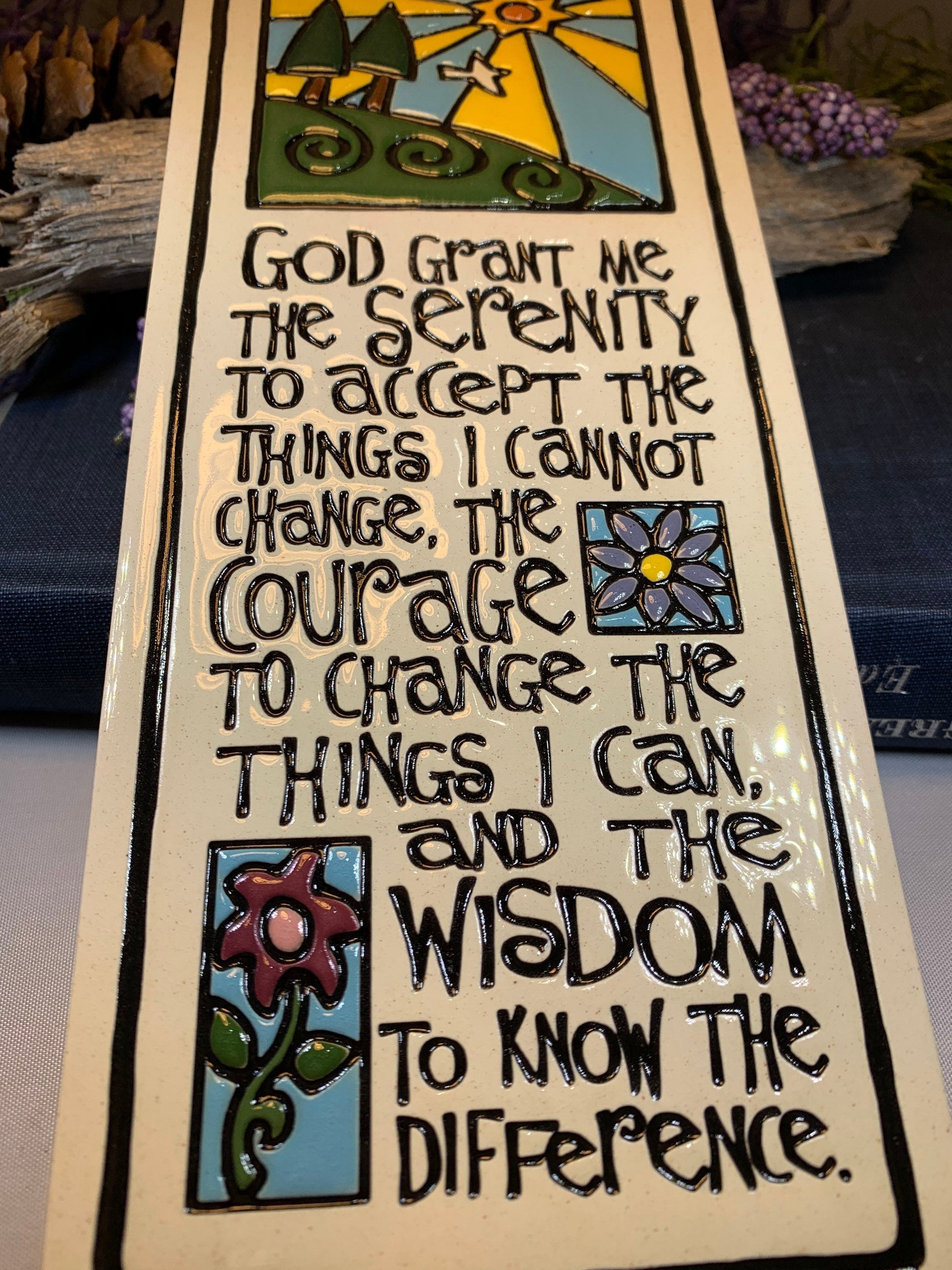 Serenity Prayer Blessing Wall Art