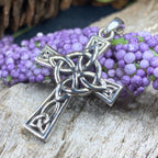 Four Corner Knot Celtic Cross Necklace