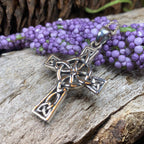 Four Corner Knot Celtic Cross Necklace
