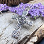 Noble Heart Celtic Cross Necklace