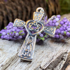 Noble Heart Celtic Cross Necklace