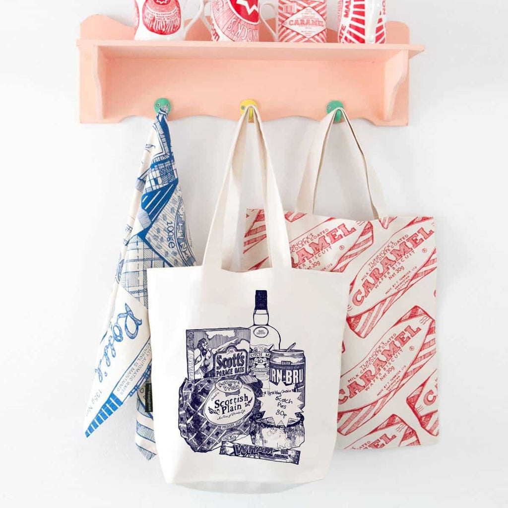 Scottish Famous Foods Tote Bag