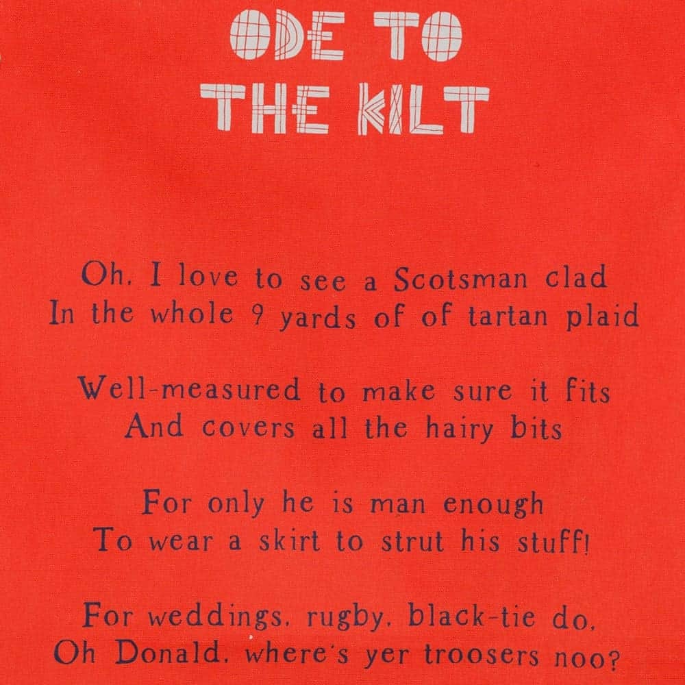 Ode to the Kilt Mug