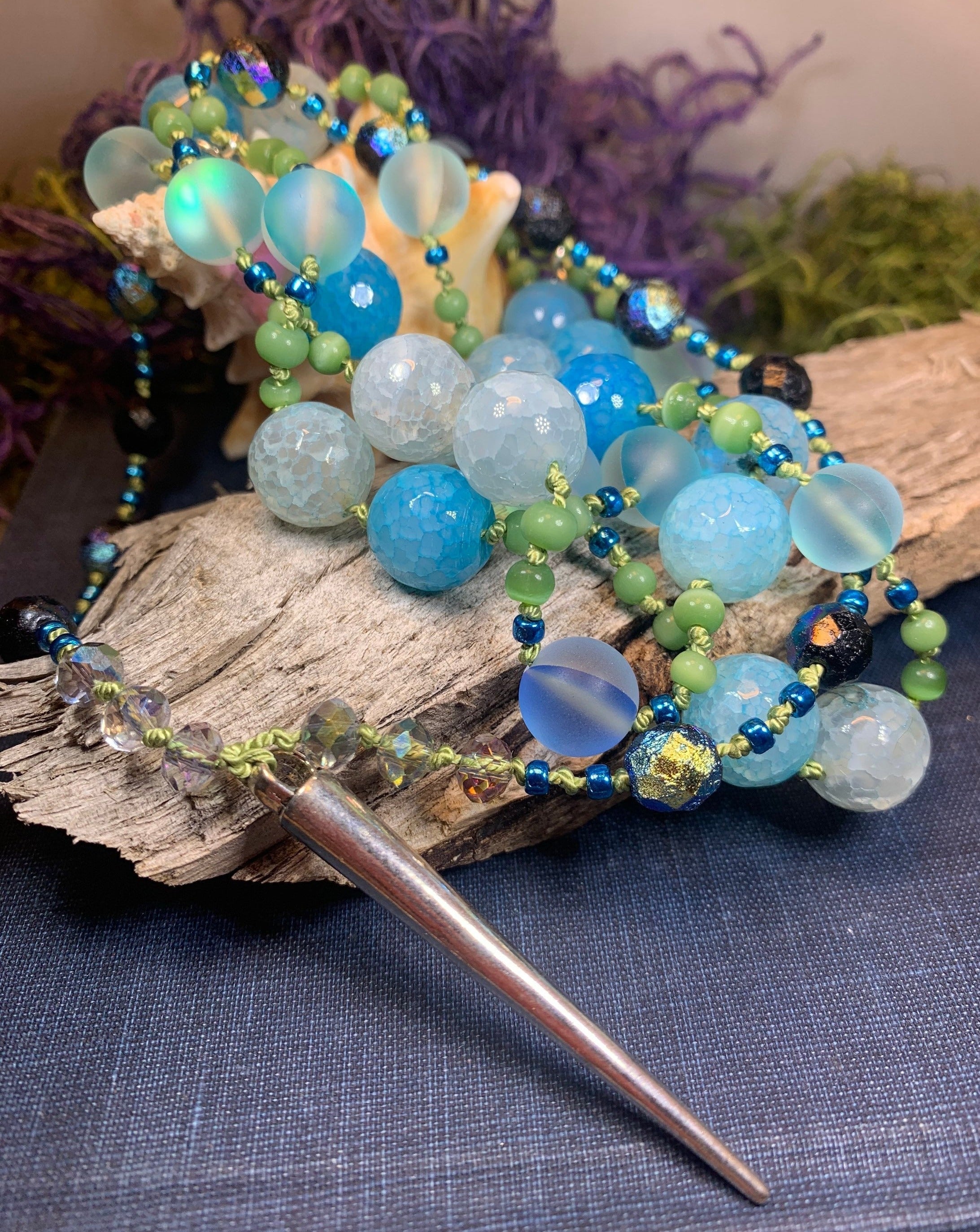 Seaside Moonglow Long Necklace