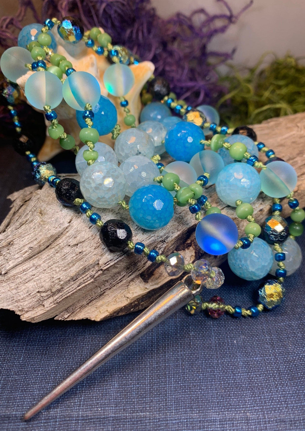 Seaside Moonglow Long Necklace