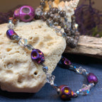 Purple Magic Long Beaded Necklace