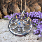 Keilia Triple Moon Goddess Necklace