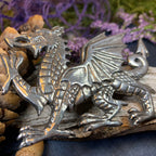 Gwynedd Welsh Dragon Brooch