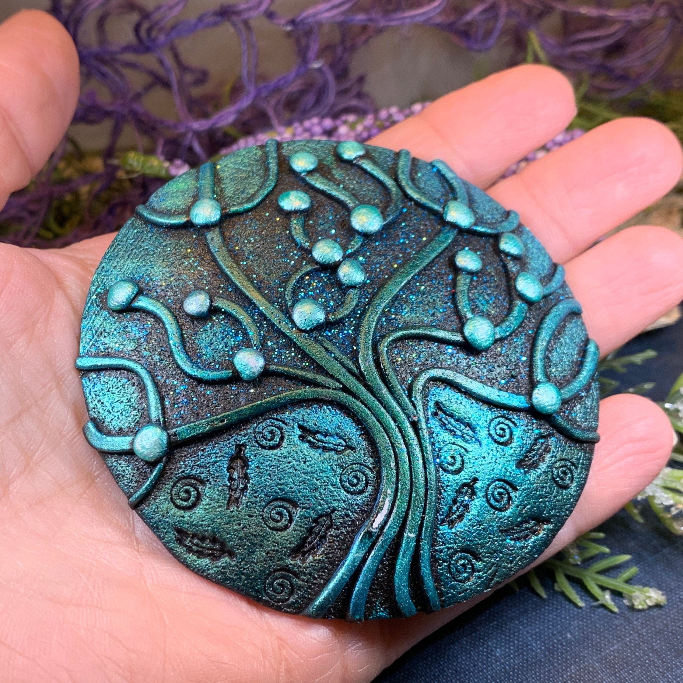 Rawan Tree of Life Brooch