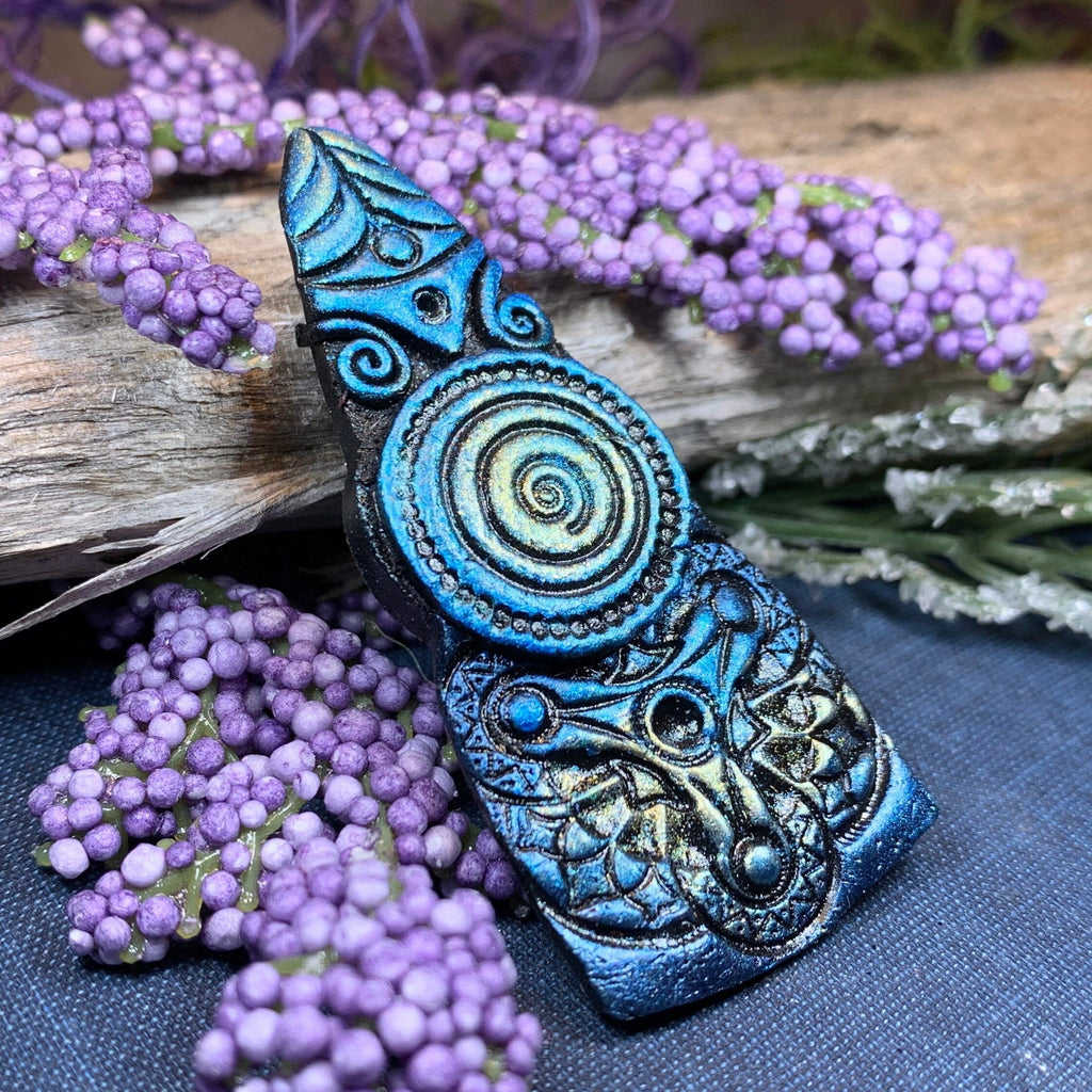 Whimsical Viking Warrior Brooch