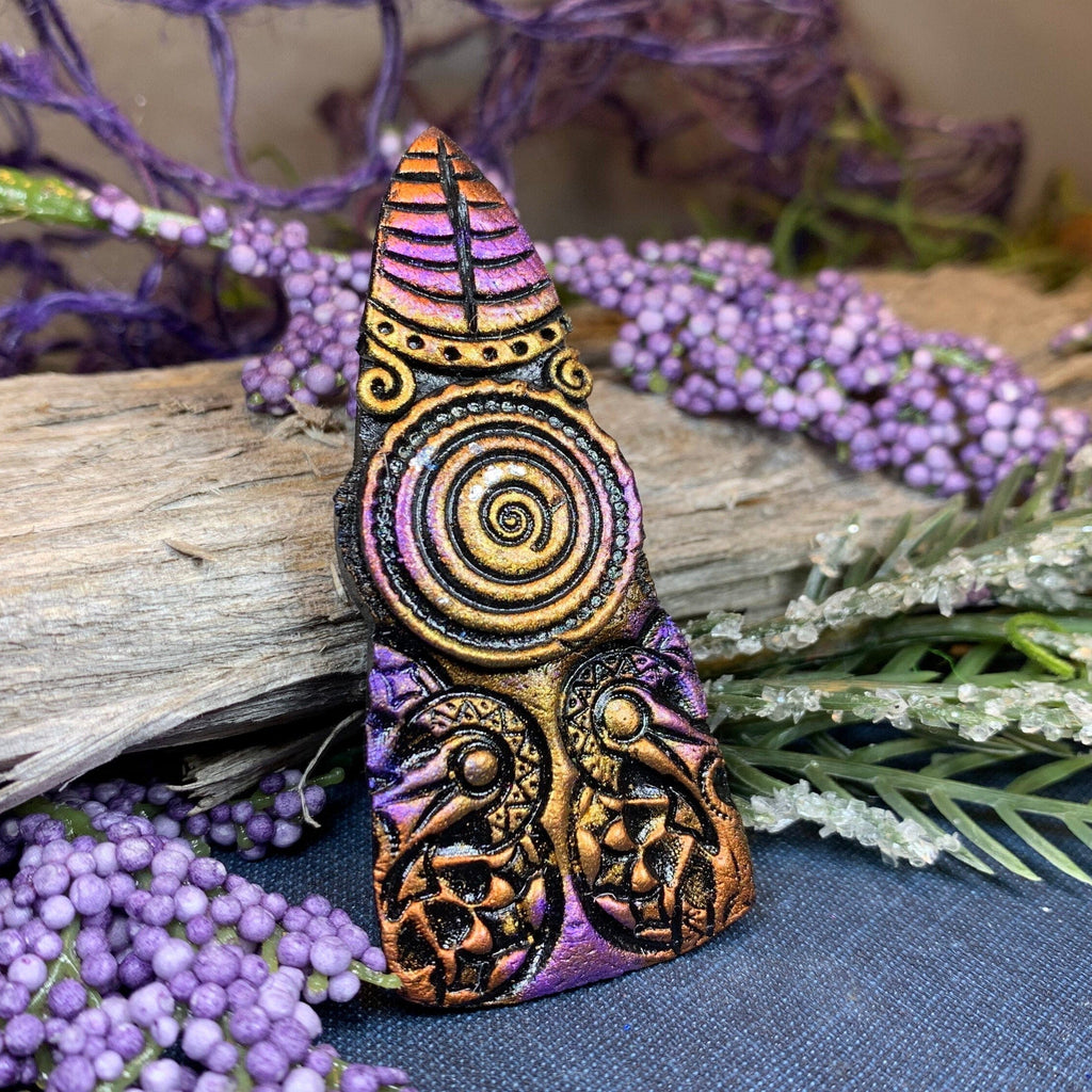 Whimsical Viking Warrior Brooch