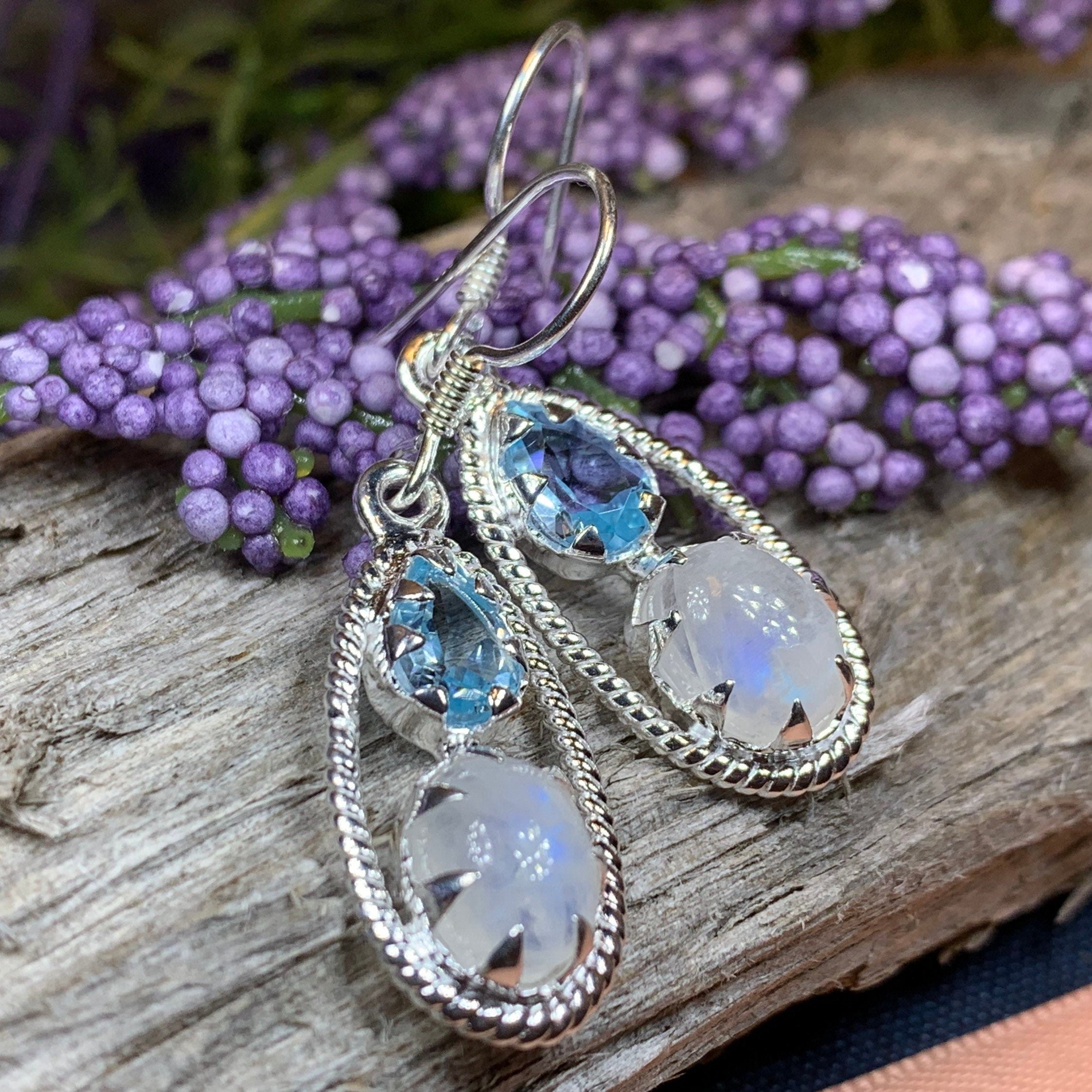 Diana Moonstone Earrings