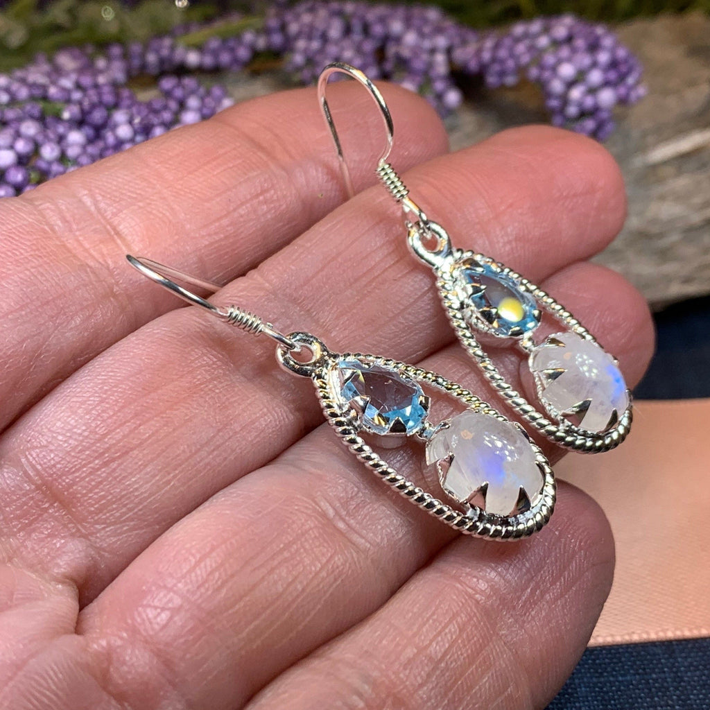 Diana Moonstone Earrings