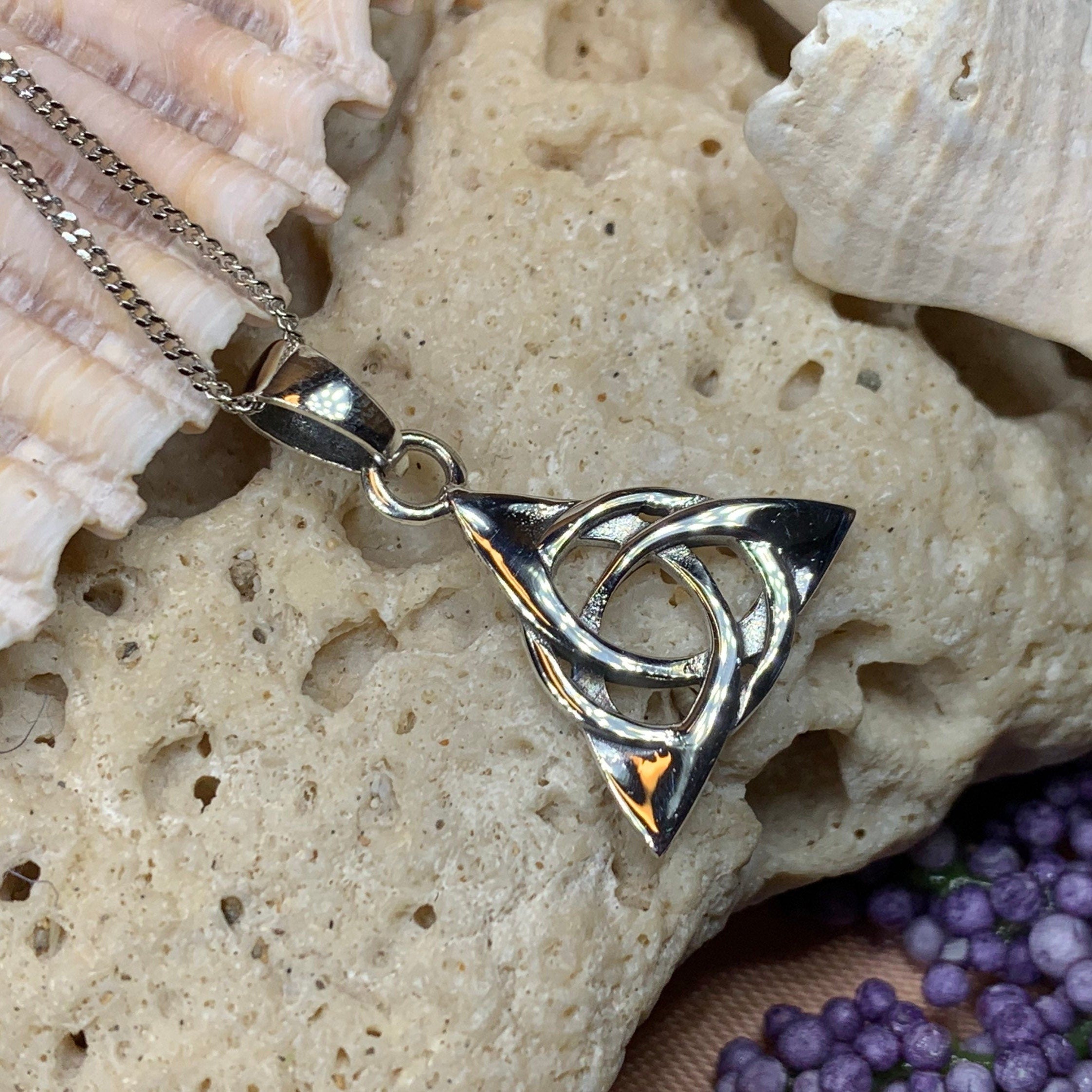 Elaine Trinity Knot Necklace