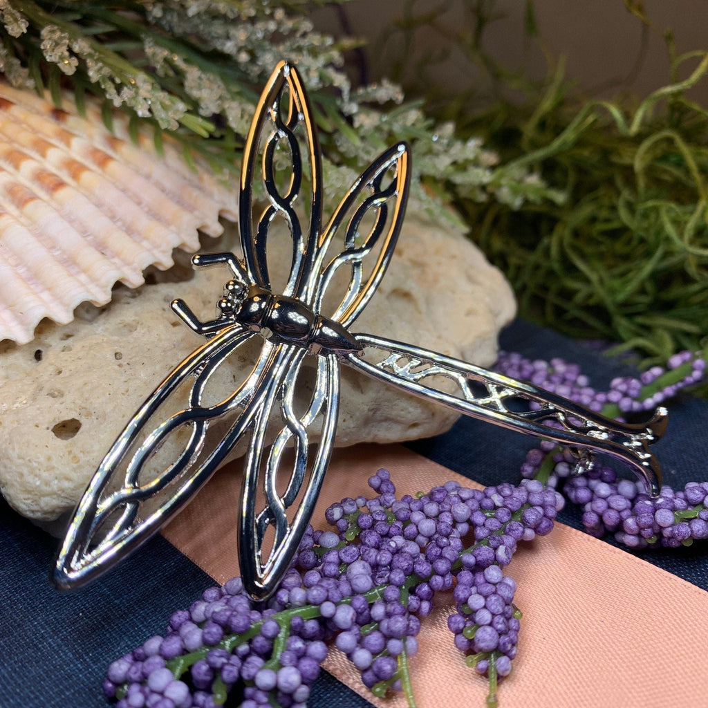 Celtic Dragonfly Brooch