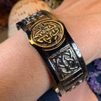Ancient Knots Celtic Cuff Bracelet