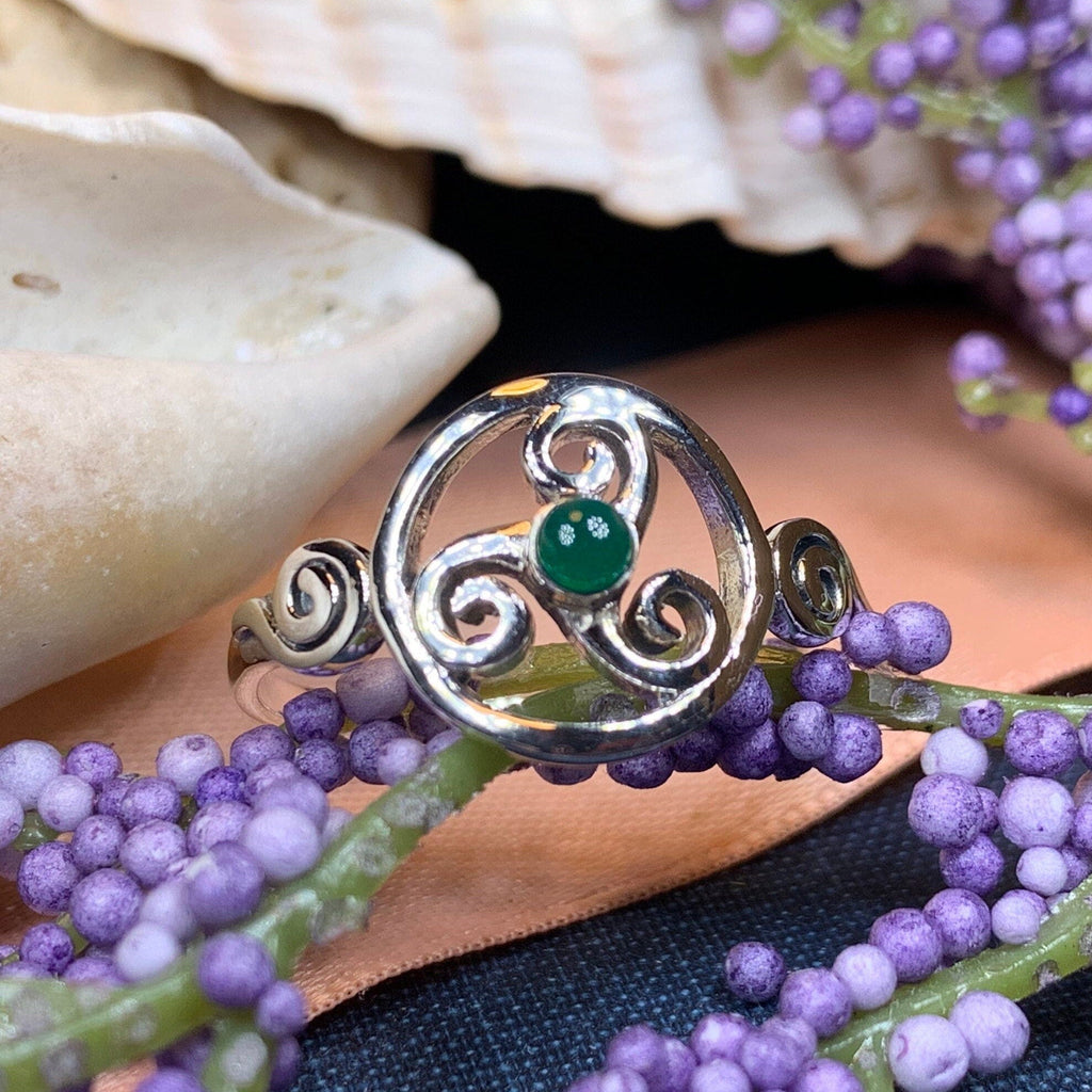 Amrita Celtic Spiral Ring