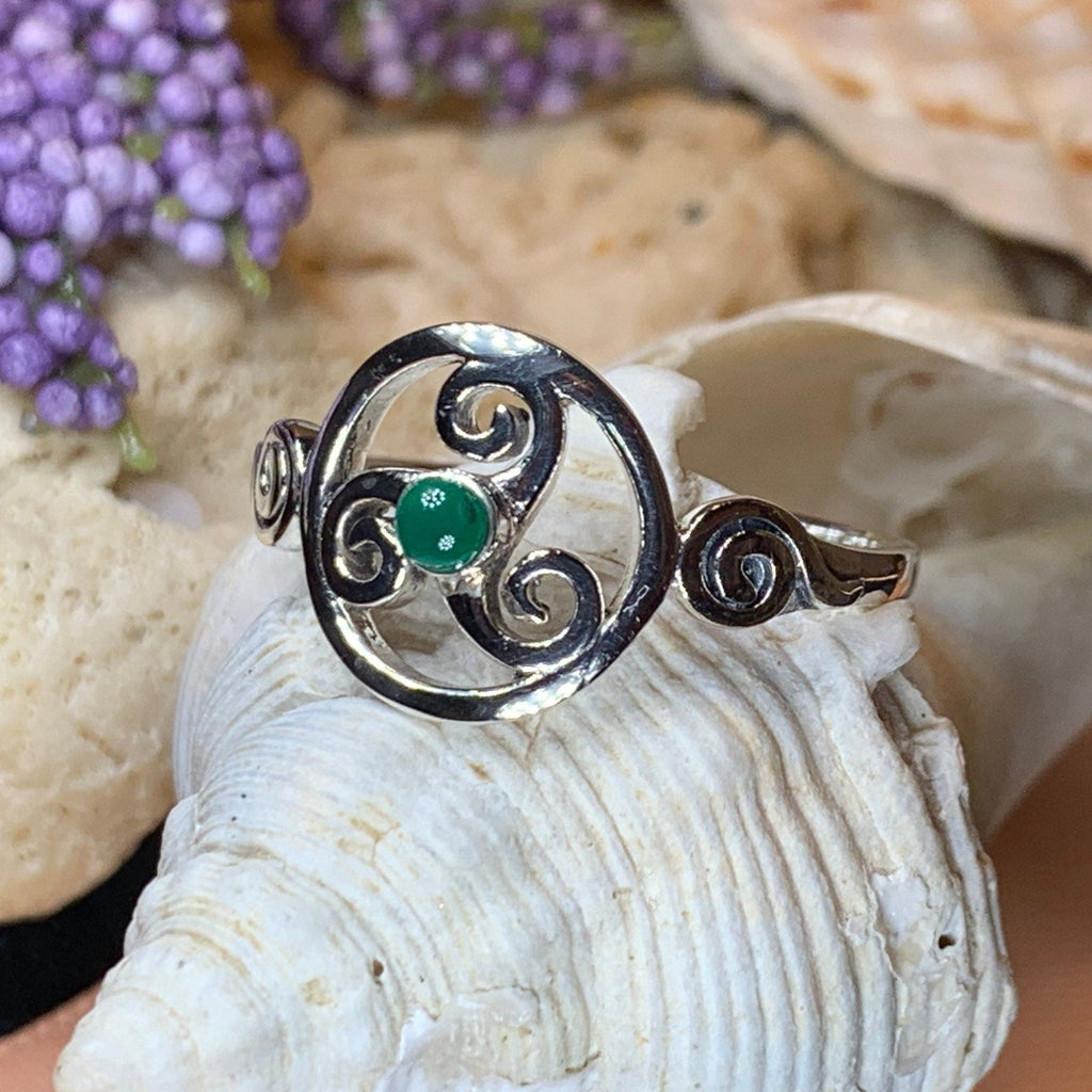Amrita Celtic Spiral Ring