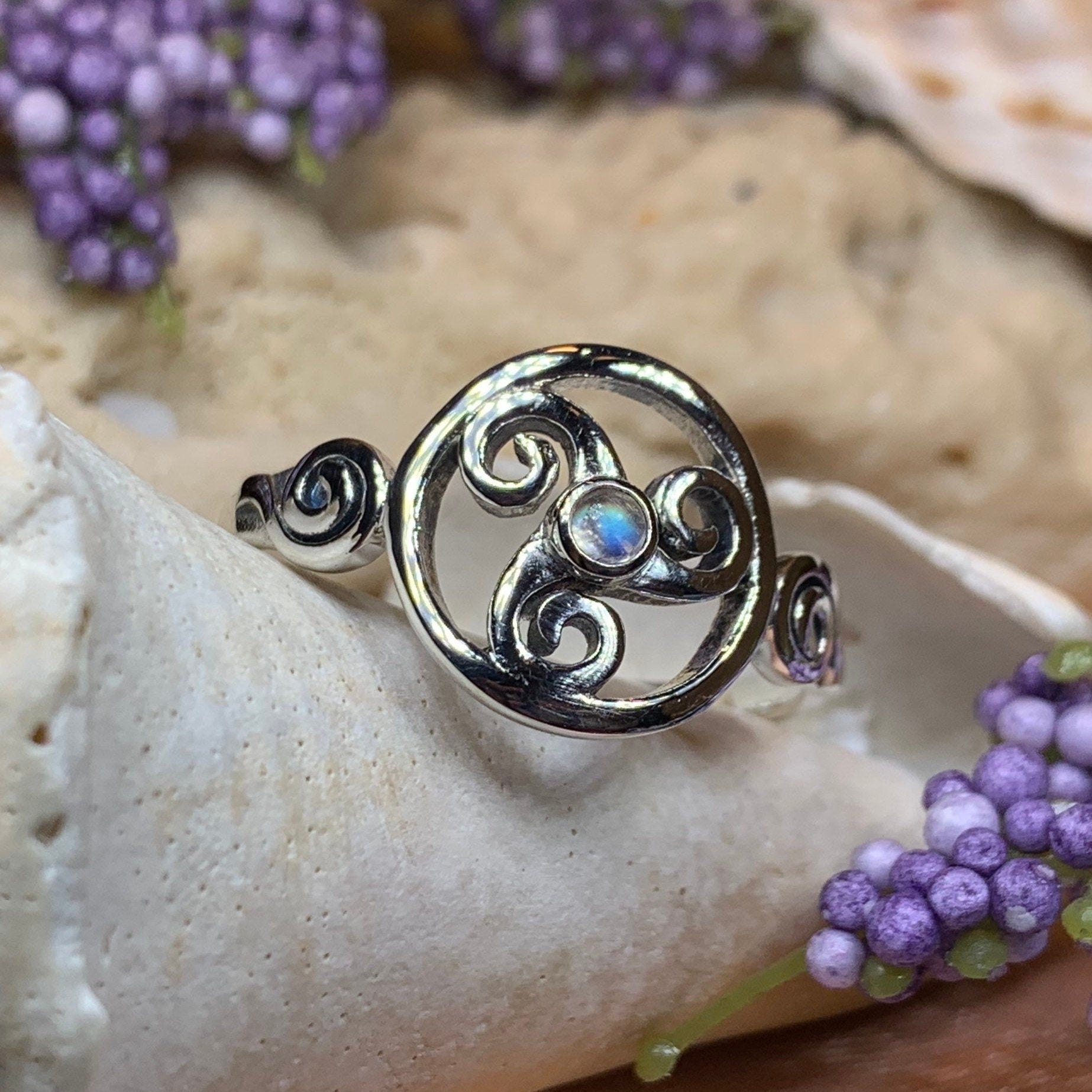 Amrita Celtic Spiral Ring