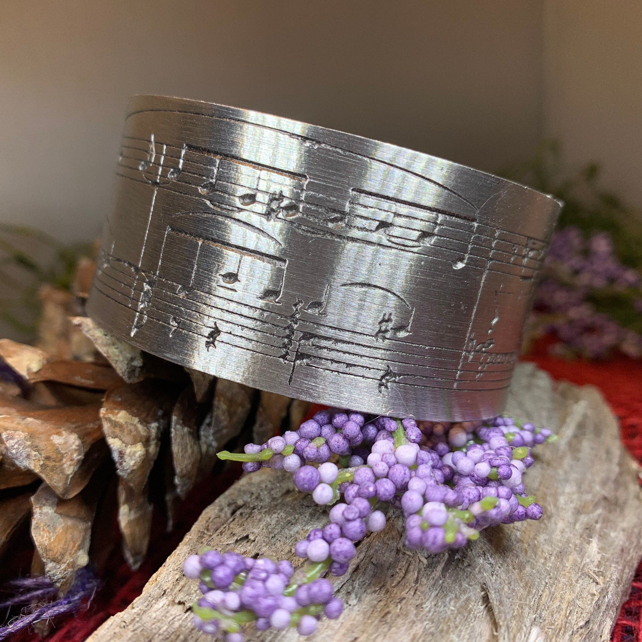 Opus Pewter Music Bracelet
