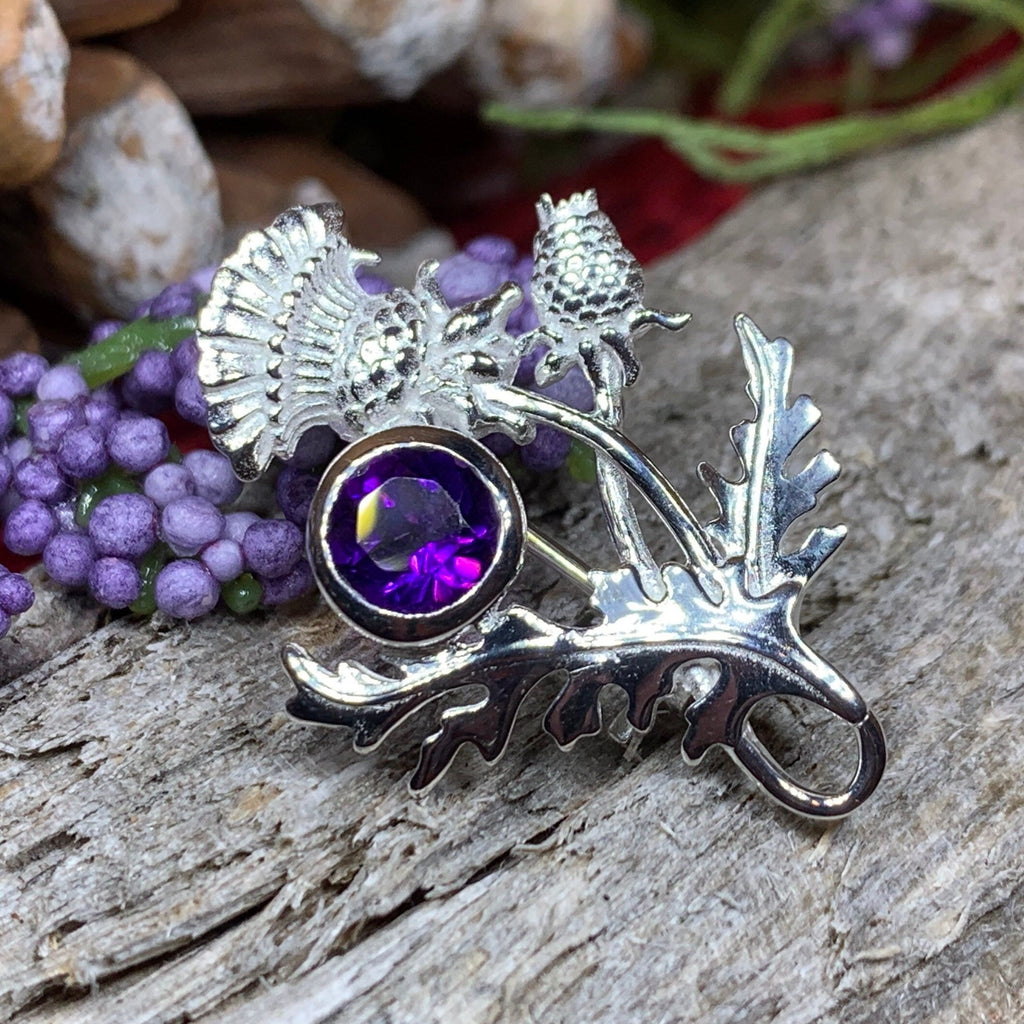 Cairn Ross Scottish Thistle Brooch