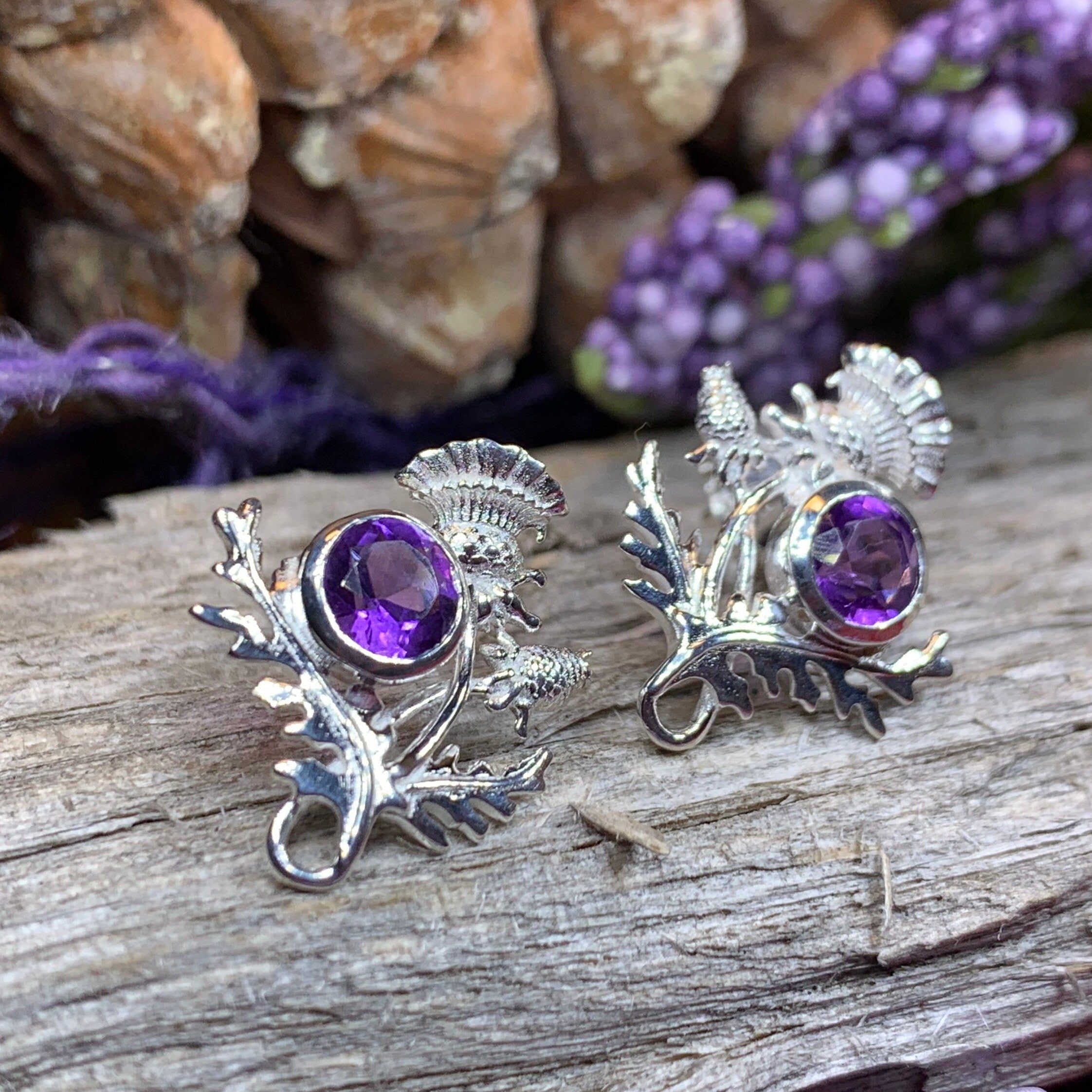 Cairn Ross Thistle Earrings