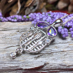 Cairn Tassel Mackintosh Amethyst Necklace