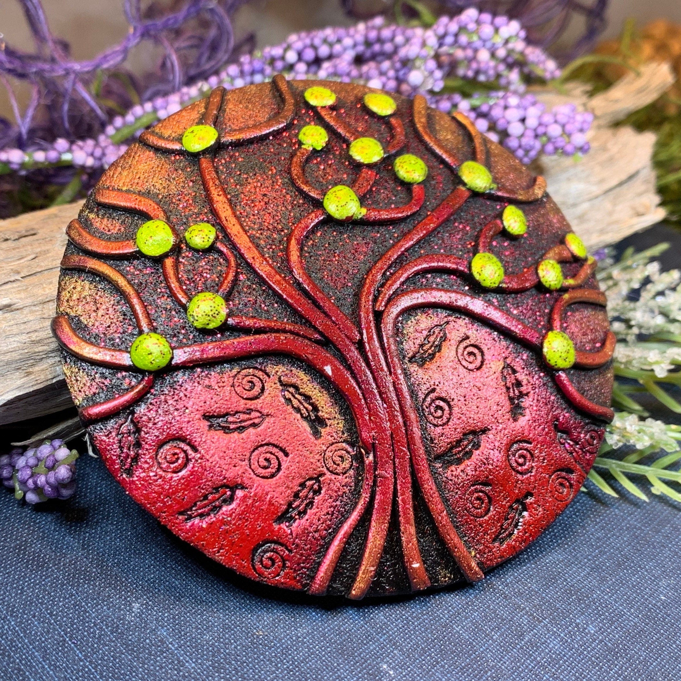 Rawan Tree of Life Brooch